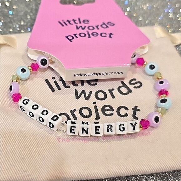 Little Words Project 'Good Energy' Beaded Bracelet - Picture 8 of 8